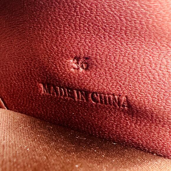 Rag & Bone Women's Ellory Rust Brown Foldable Ankle Strap Sandals Size 36/ 6 US - Picture 11 of 12